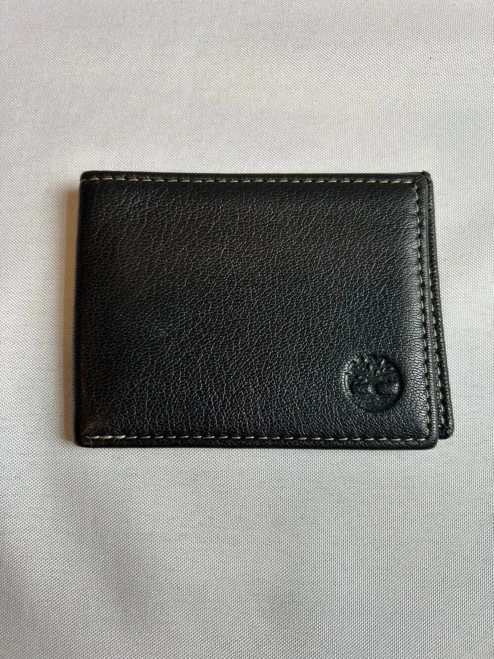 Timberland Genuine Leather Bifold Wallet Black